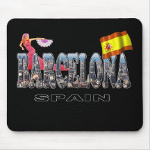 Barcelona Spanien Mousepad