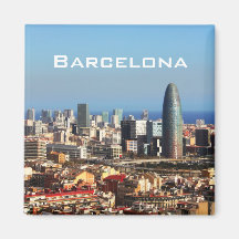 Barcelona-Stadtbild Kühlschrankmagnete