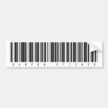 Barcode-Autoaufkleber
