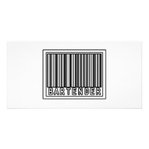 Barcode-Barkeeper Photogrußkarten