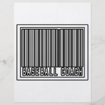 Barcode-Baseballtrainer Flyer