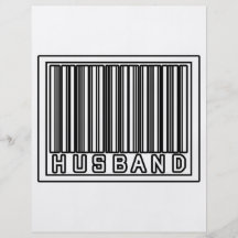 Barcode-Ehemann Flyer Druck
