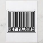 Barcode-Kunstlehrer Individuelle Flyer