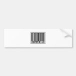 Barcode-Norweger Auto Sticker