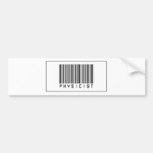 Barcode-Physiker Auto Sticker