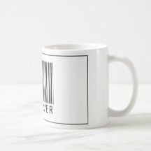 Barcode-Schlagzeuger Kaffee Tassen