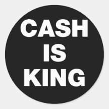 Bargeld ist König Sticker