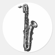 Bariton-Saxophon Aufkleber