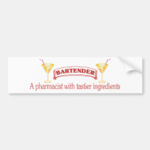 Barkeeper Auto Sticker