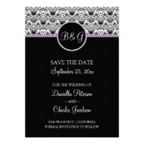 Barocke Eleganz-Save the Date Mitteilung einladungen