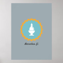 Barockes Ei Poster