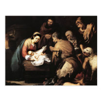 Bartolome Murillo - die Verehrung der Schäfer postkarten