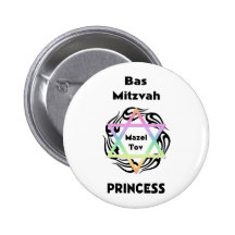 Bas Mitzvah Prinzessin Button