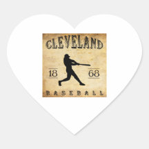 Baseball 1868 Clevelands Ohio Aufkleber