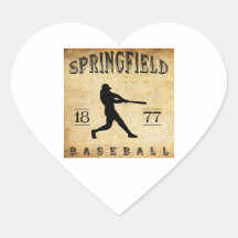 Baseball 1877 Springfields Ohio Aufkleber