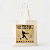 Baseball 1886 Petersburgs Virginia Tragetaschen