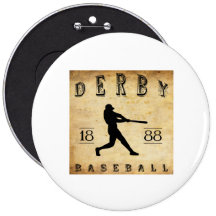 Baseball 1888 Derbys Connecticut Button