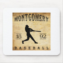 Baseball 1892 Montgomerys Alabama Mauspads
