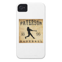 Baseball 1896 Paterson New-Jersey iPhone 4 Etuis
