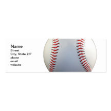 Baseball Business Card Template