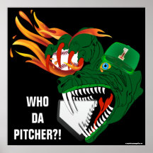 Baseball der DA-Werfer Plakatdrucke