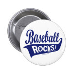 Baseball-Felsen! Knopf Anstecknadelbutton