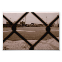Baseball im Bronx Foto Druck
