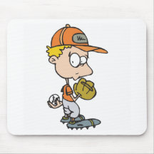 Baseball-Junge Mousepad