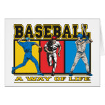Baseball-Lebensart Karten