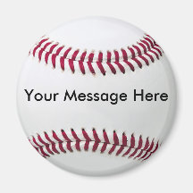 Baseball-Magnet mit Mitteilung Magnete