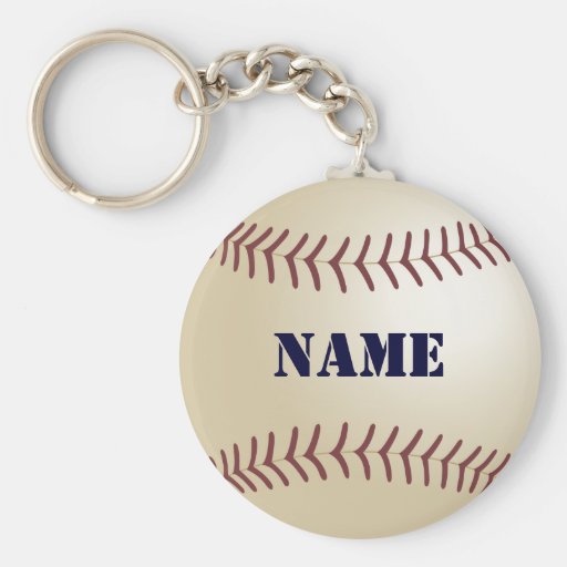 Baseball personalisiertes Keychain Schlüsselbänder