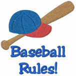 Baseball-Regeln stickten Hemd