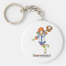Baseball-/Softball-Schlüsselkette Schlüsselband
