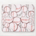 Baseball-Verrücktheits-Mausunterlage Mousepads