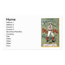 Baseball-Visitenkarte