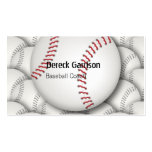 Baseballtrainer-Visitenkarte