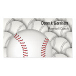 Baseballtrainer-Visitenkarte