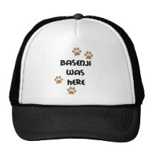 Basenji war hier trucker cap