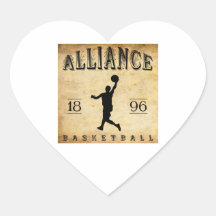 Basketball 1896 Alliances Ohio Aufkleber