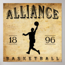 Basketball 1896 Alliances Ohio Plakatdruck