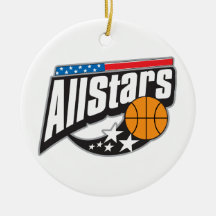 Basketball alle Sterne Weinachtsornamente