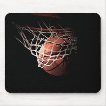 Basketball-Ball in der Aktion Mousepads
