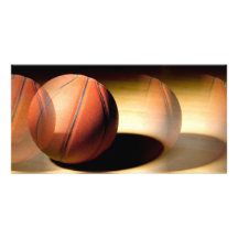 Basketball-Ball Individuelle Foto Karte