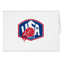 Basketball-Ball-Schild Vereinigter Staaten USA ame Karte
