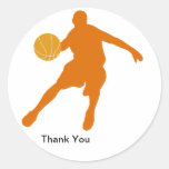 Basketball danken Ihnen Aufkleber