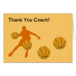 Basketball danken Ihnen Karten