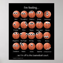 Basketball-Gefühl-Plakat