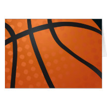 Basketball Grußkarte