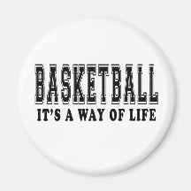 Basketball ist es Lebensart Kühlschrankmagnete