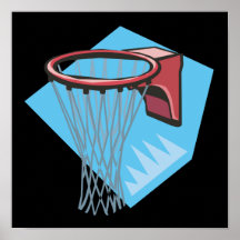 Basketball-Kante Poster